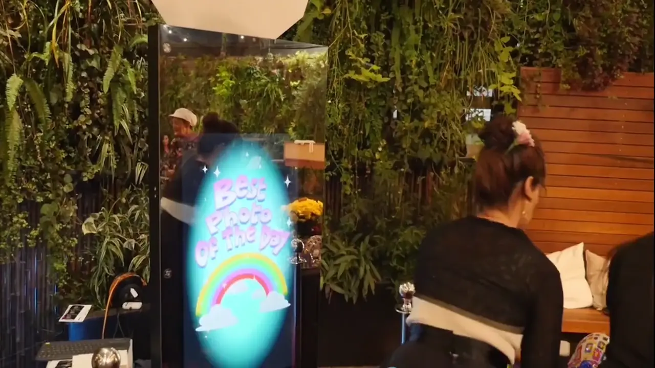 Cinematic photo booth event film