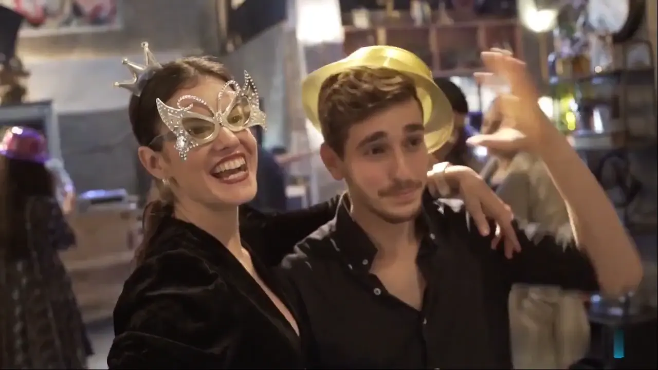 Magic Mirror at a New Year celebration